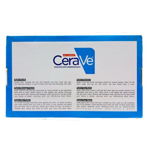 Cerave Moisturizing Facial Kit – 6-step Hydra Skincare Set For Face & Body | Includes Cleanser, Moisturizer, Exfoliator & More | Dermatologist-developed